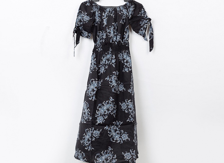 پیراهن ساحلی یقه قایقی