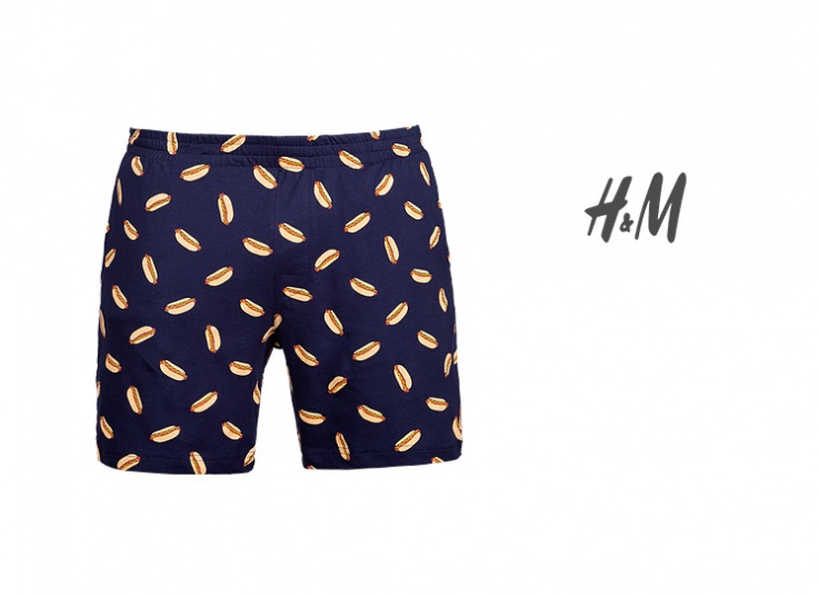 شلوارک طرحدار مردانه H & M