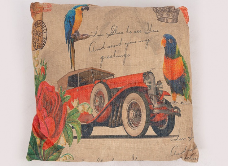 کوسن طرح دار کنفی