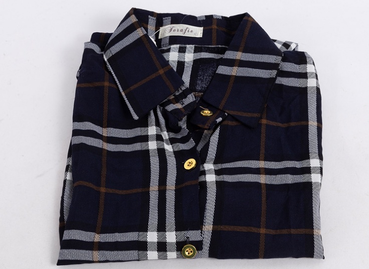 شومیز گره‌ای چهارخانه