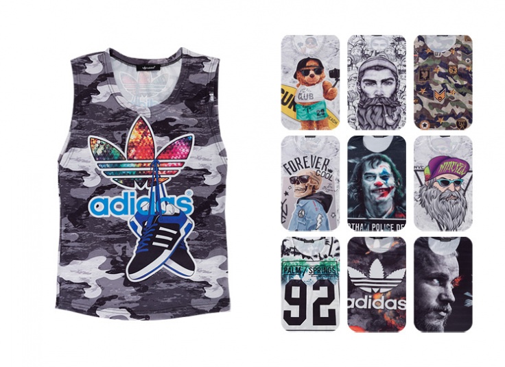 رکابی طرحدار مردانه