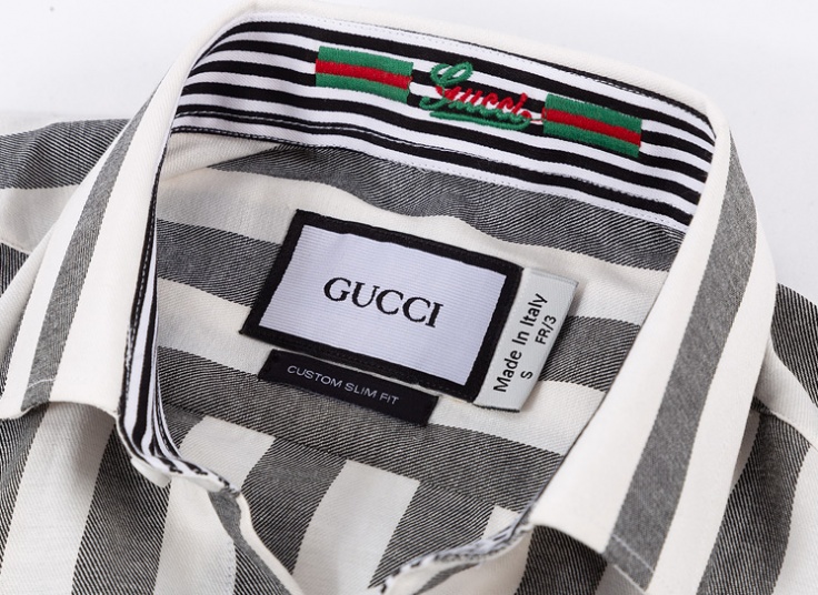 پیراهن راه راه مردانه طرح Gucci