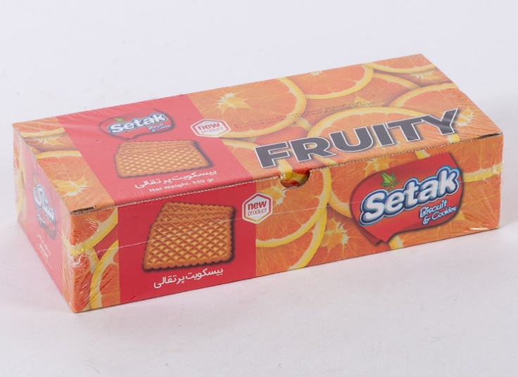 بیسکوئیت میوه ای ستاک