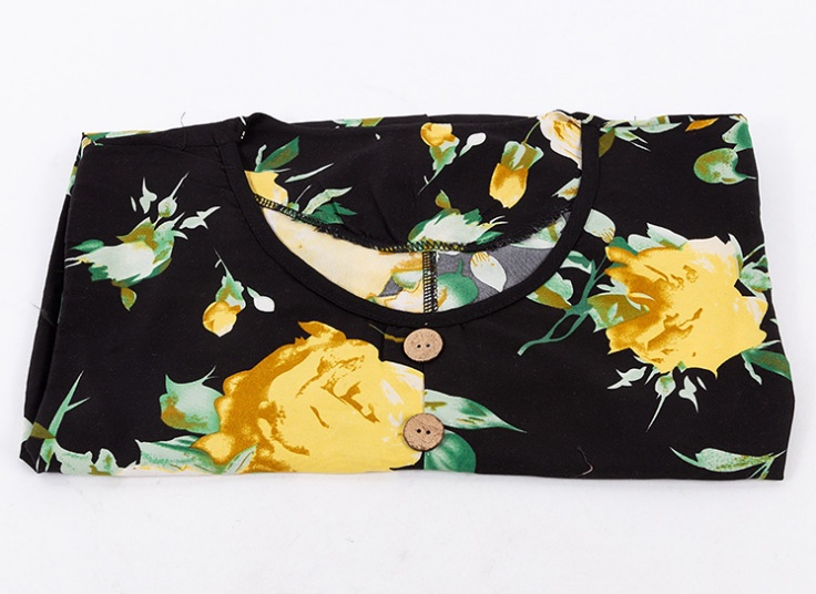 تونیک زنانه نخی آستین کوتاه