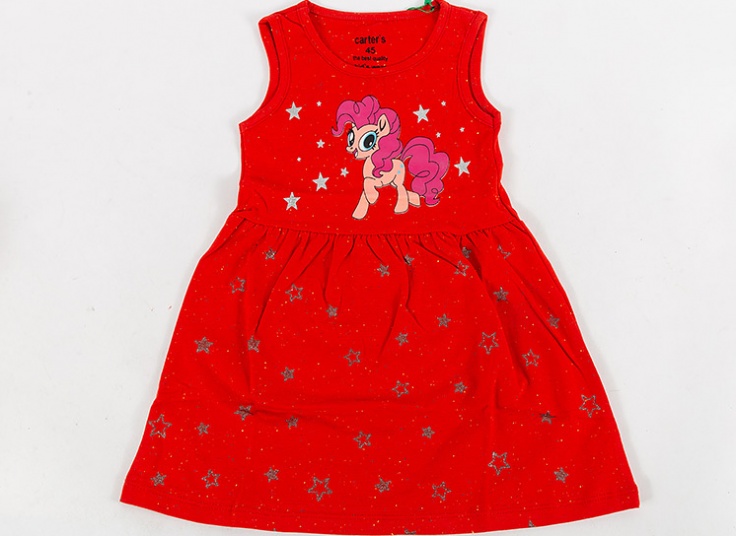 سارافون دخترانه چاپ دار