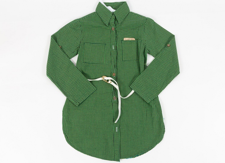 مانتو چهارخانه دخترانه