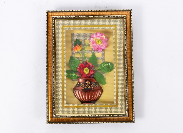 قاب دکوراتیو طرح گل