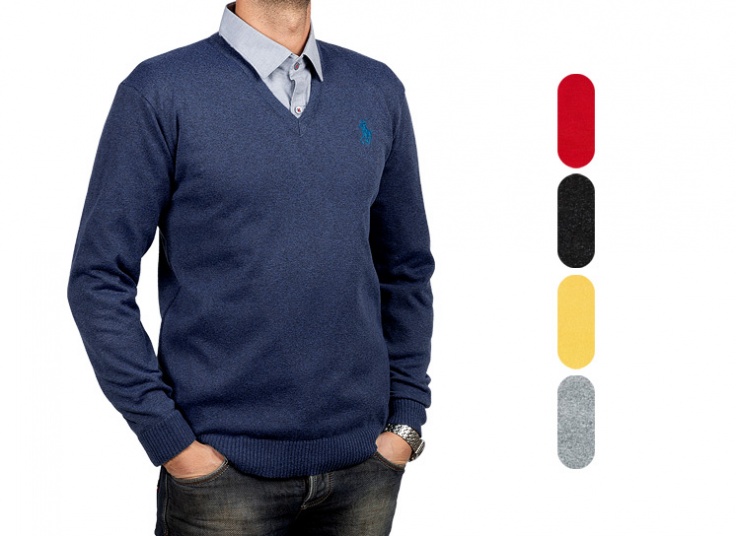بافت مردانه یقه هفت Polo