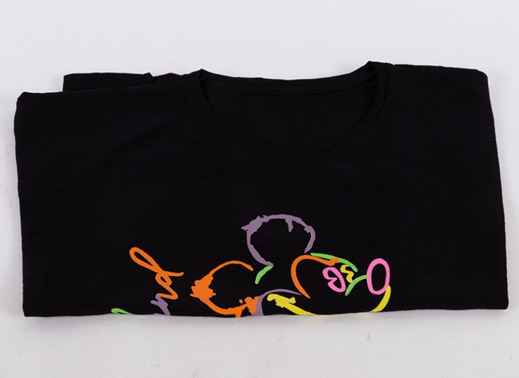 تیشرت کراپ طرح میکی موس