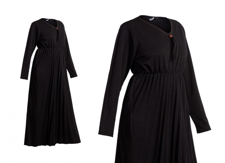 پیراهن پلیسه ای منگوله دار Pompon