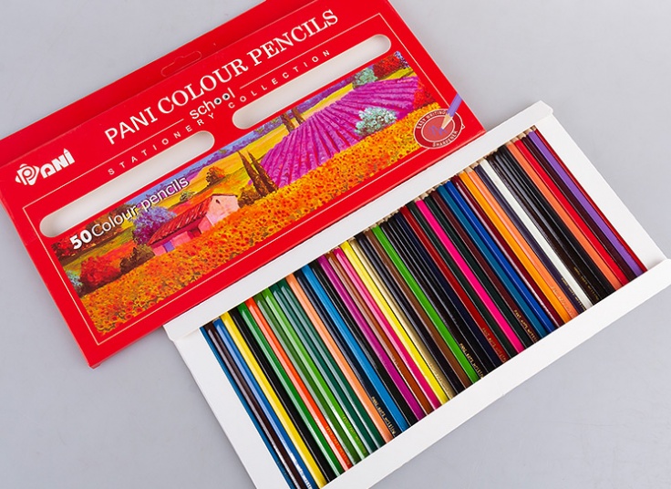 مداد رنگی 50 رنگ PANI