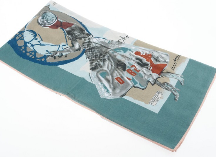 روسری قواره دار ASGOLDAS طرح Dior