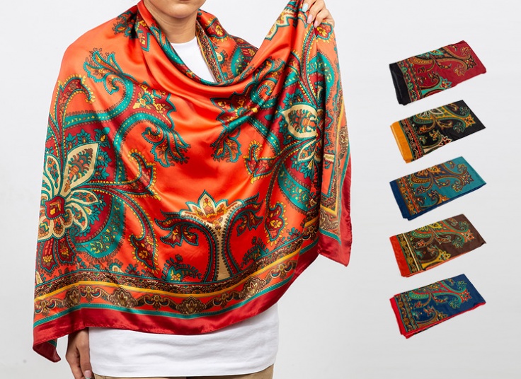 روسری طرح بته جقه