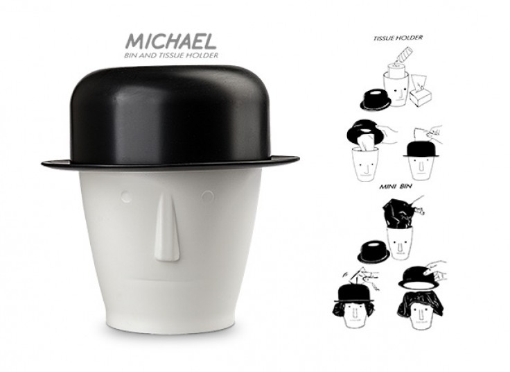 سطل طرح آدمک Michael