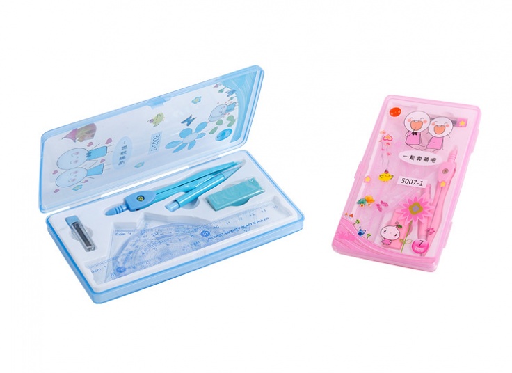 ست 7 تکه پرگار و خط کش AOSDU