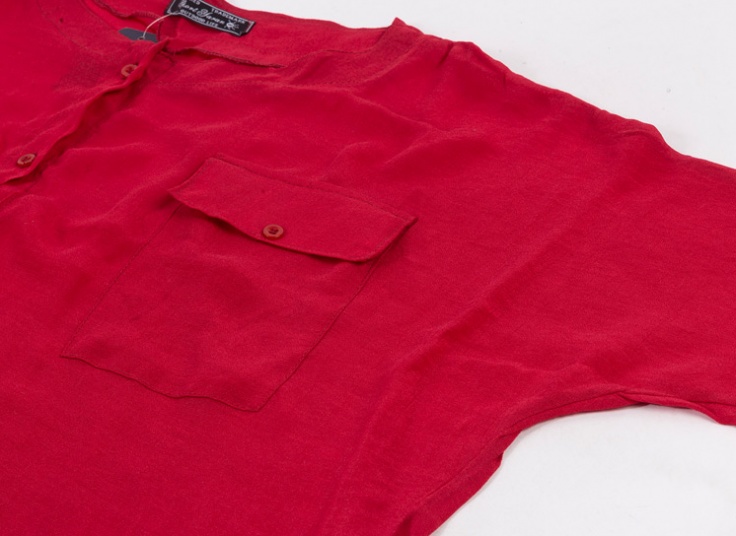 شومیز مانتویی حریر زنانه