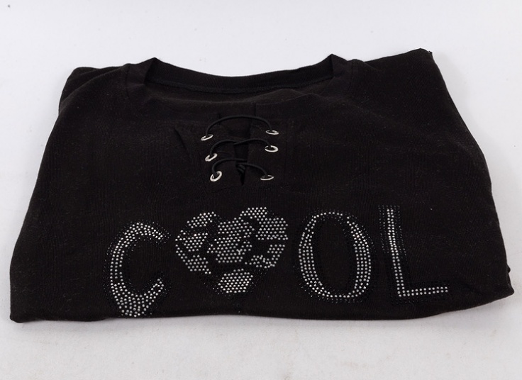 بلوز بافت زنانه مدل پرچ دار