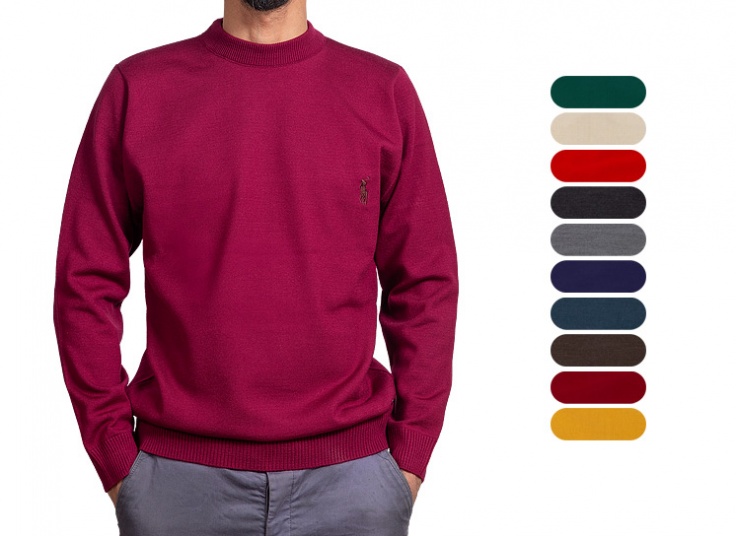 پلیور بافت مردانه طرح POLO