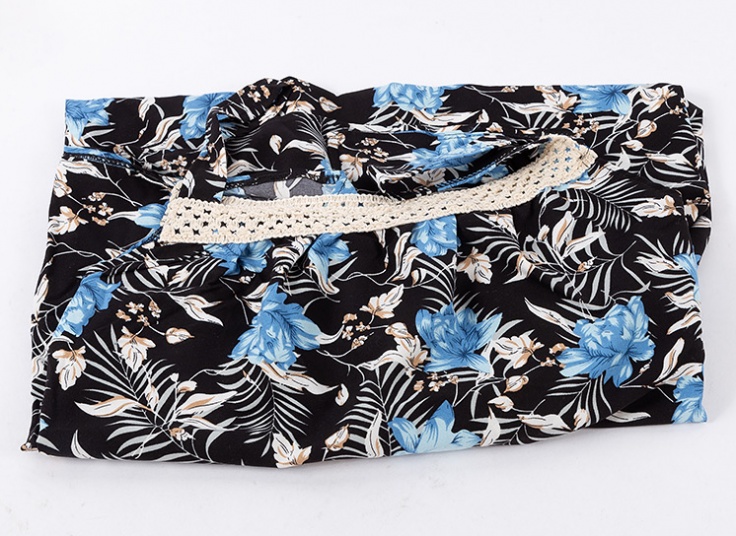 پیراهن نخی طرحدار