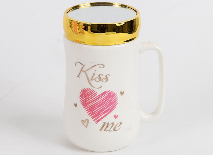 ماگ درب دار آینه ای