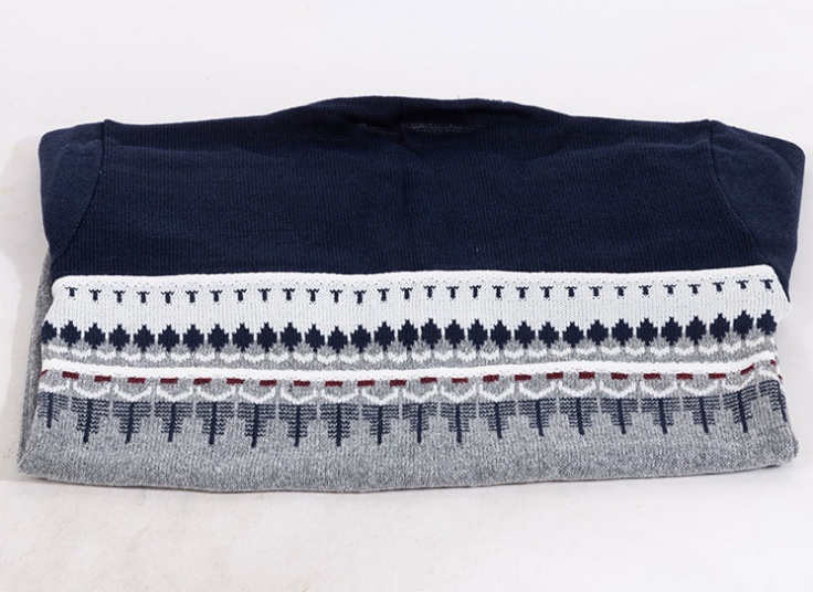 بلوز بافت مردانه طرح ژاکارد