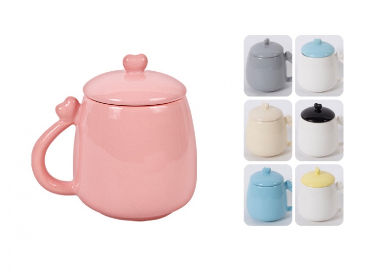 ماگ سفالی  درب دار