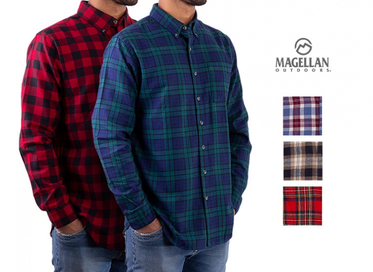 پیراهن پشمی مردانه MAGELLAN