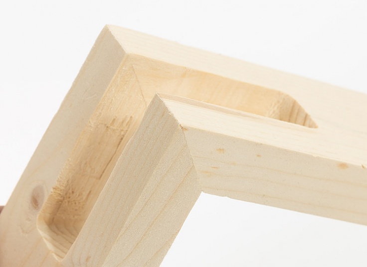 جای دستمال کاغذی چوبی