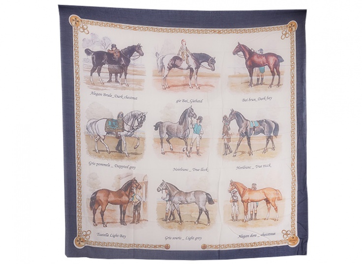 روسری نخی طرح Hermes