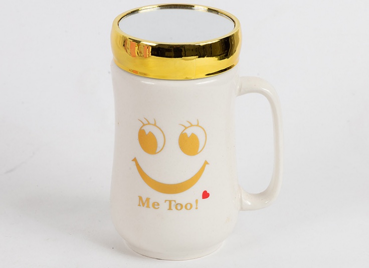 ماگ درب دار آینه ای