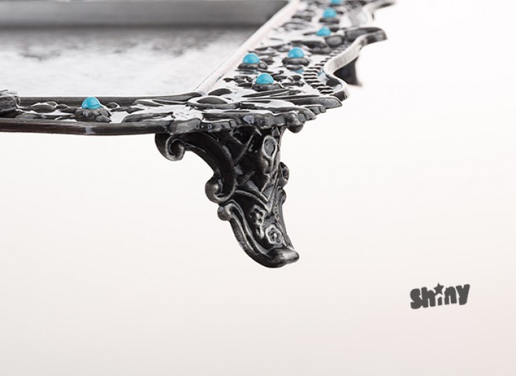 سینی پایه دار shiny