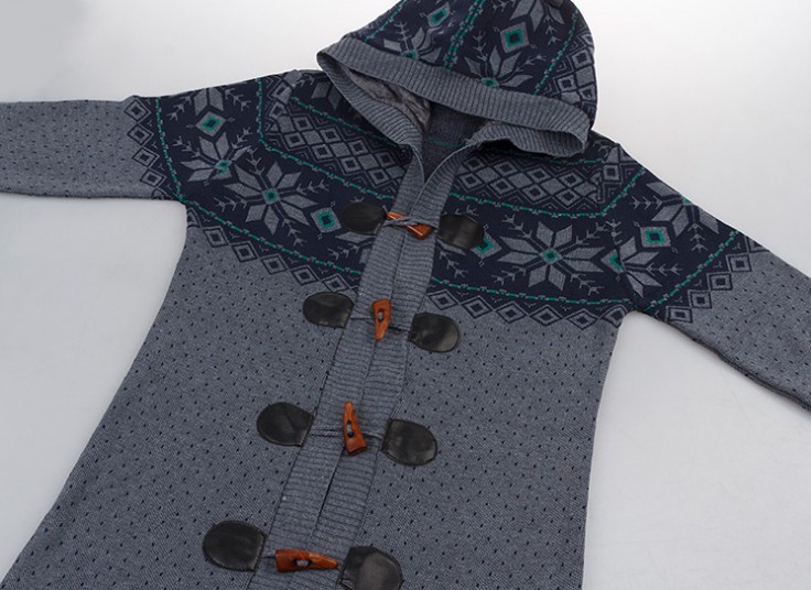 مانتو بافت طرحدار زنانه