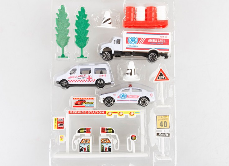 پکیج ماشین اسباب بازی آمبولانس