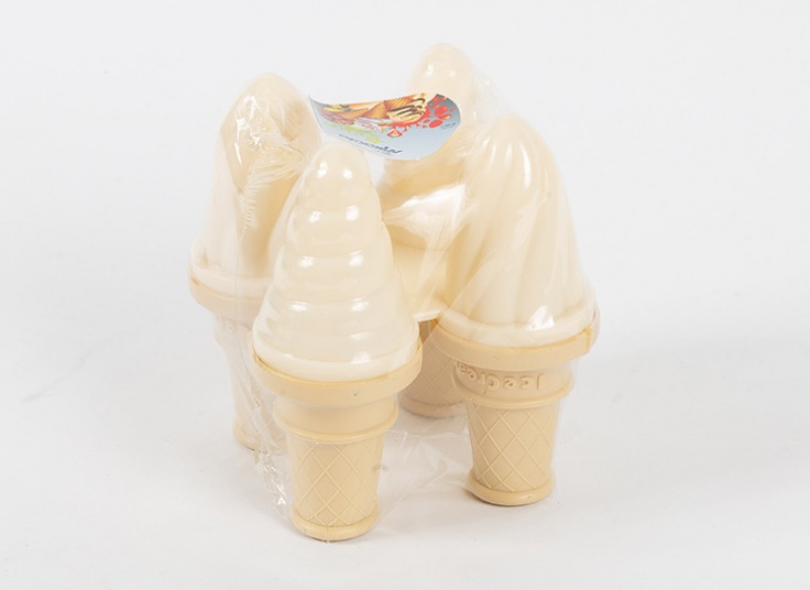 قالب بستنی ساز 4 عددی طرح بستنی قیفی