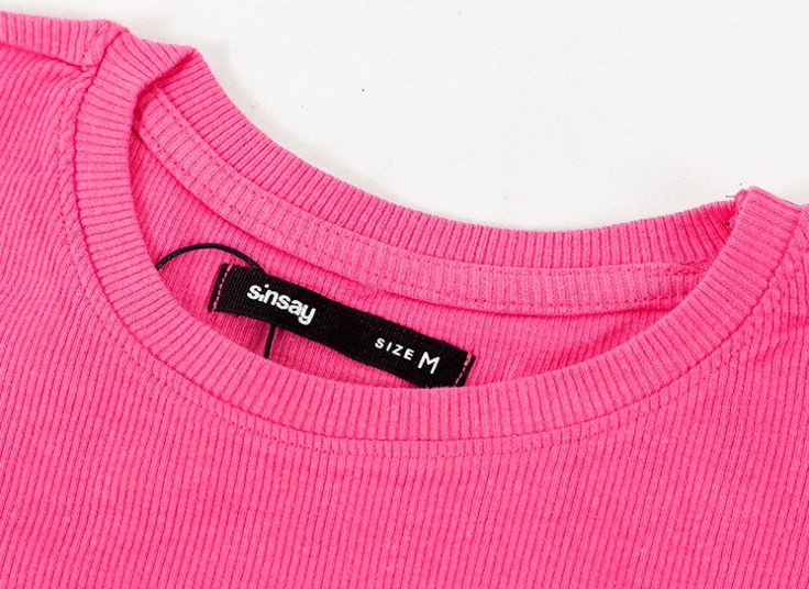 تیشرت کراپ کبریتی Sinsay