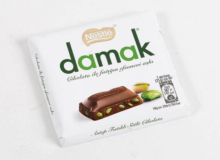 شکلات پسته ای damak