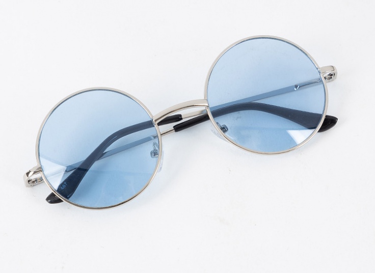 عینک فریم گرد رنگی