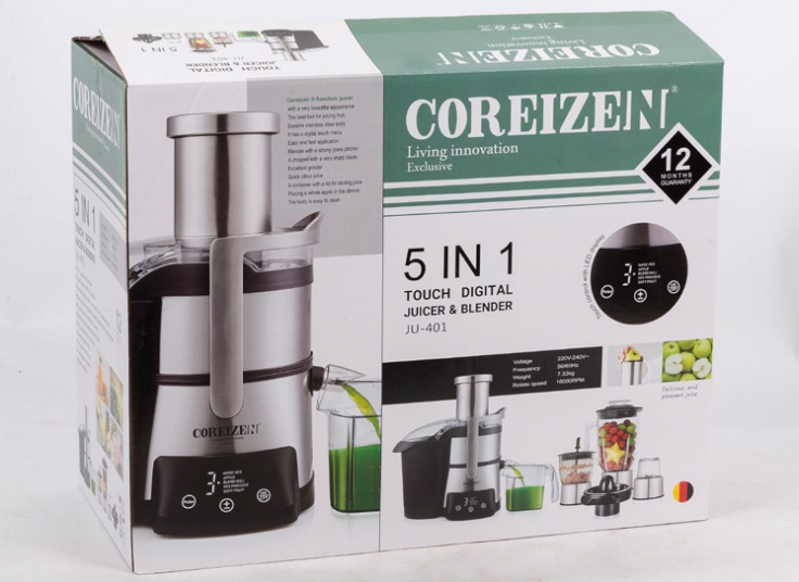 آبمیوه گیری 5 کاره Coreizen مدل JU-401