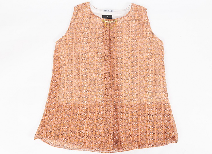 تاپ طرح دار حریر زنانه