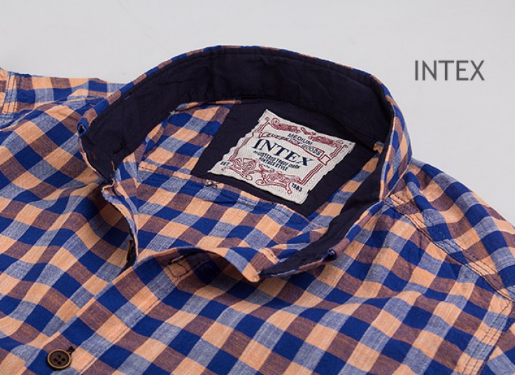 پیراهن چهارخانه INTEX مدل 158