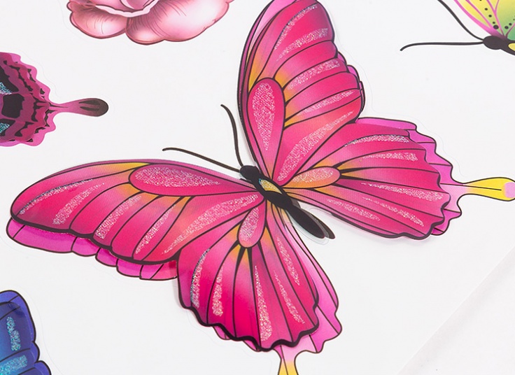 استیکر سه بعدی Butterflies