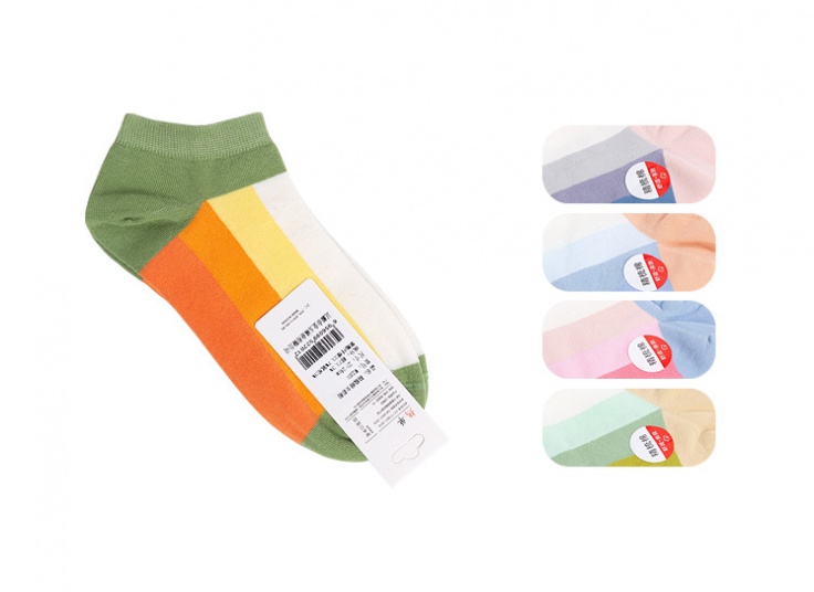 جوراب مچی زنانه رنگی