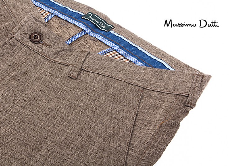 شلوار کتان بهاره Massimo Dutti
