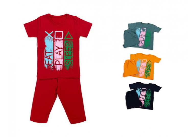 تیشرت شلوارک بچگانه طرح Ps