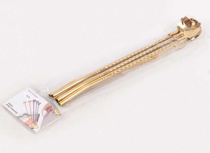 قاشق شربت خوری مدل نی دار