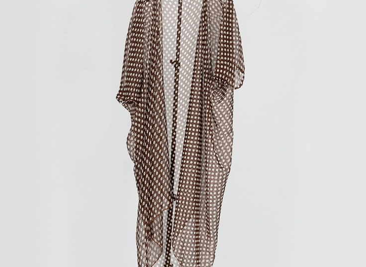 مانتو حریر جلو باز