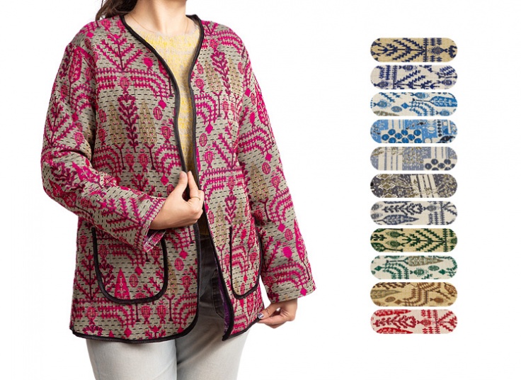 کت زنانه کوک دوزی