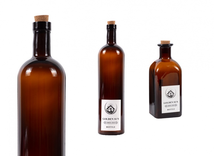 بطری شیشه ای Golden sun