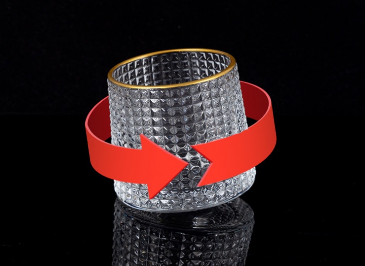 نیم لیوان چرخشی