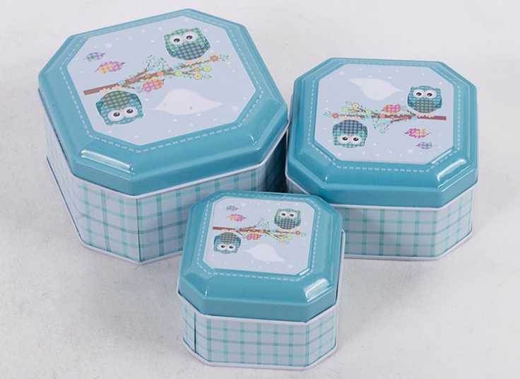 ست 3 عددی جعبه فلزی کادویی